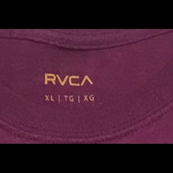 RCVA GRAPHIC T-SHIRT BURGUNDY - Picture 3 of 3